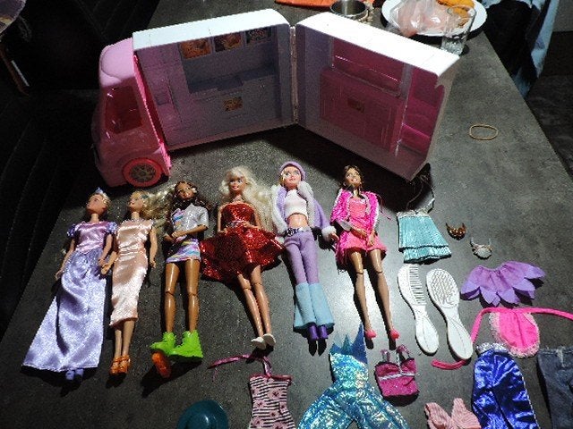 camion de barbie et de crème glacée, Enlèvement ou Envoi, Comme neuf, Barbie