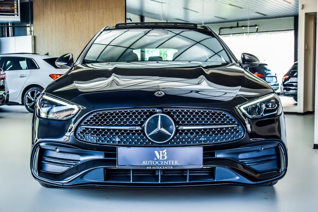 Mercedes-Benz C 200 d AMG-Line Night Edition 04/2022, Auto's, Mercedes-Benz, 116 g/km, 4 cilinders, 0 kg, Zwart