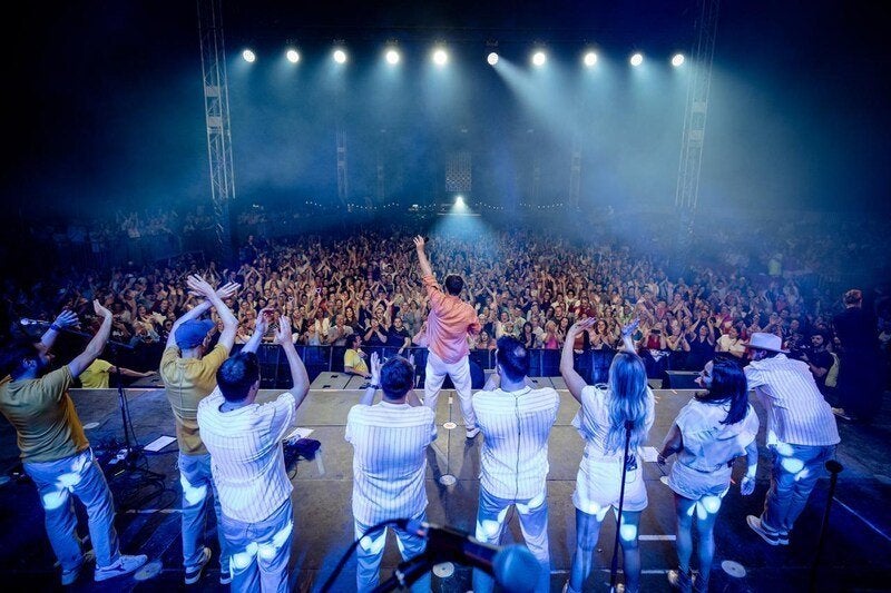 2 tickets Moen Feest za 4 juli met  Milk Inc Bart Peeters ea, Deux personnes
