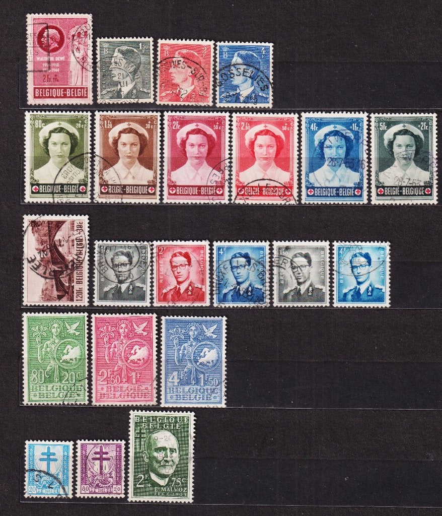 België 1953 gestempeld, Verzenden, Gestempeld, Gestempeld