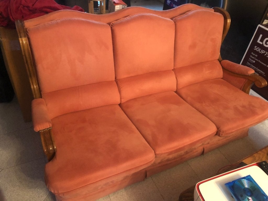 Retro Salon in perfecte staat, Huis en Inrichting, Ophalen, Hout, 150 tot 200 cm, 75 tot 100 cm