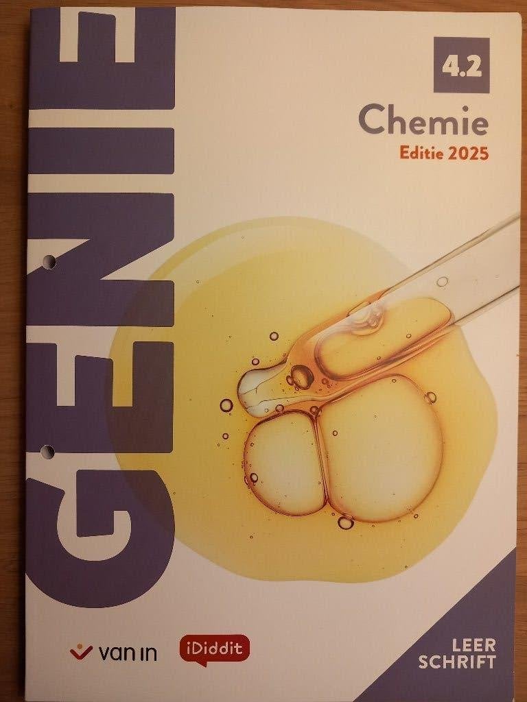 Genie Chemie 4.2 Leerschrift 2u NIEUW, Livres, Neuf, Chimie, Secondaire, Enlèvement