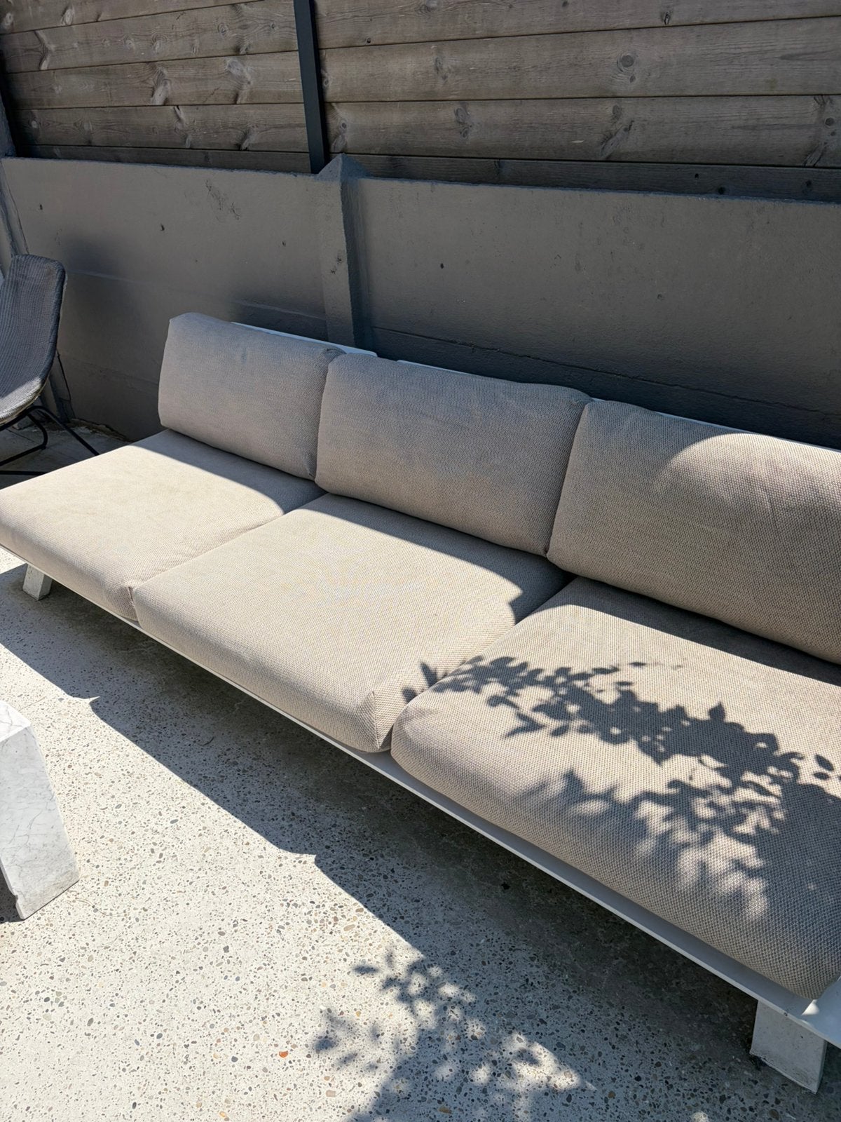 Design 3zit lounge van exterio, Ophalen, Gebruikt, 3 zitplaatsen, Aluminium