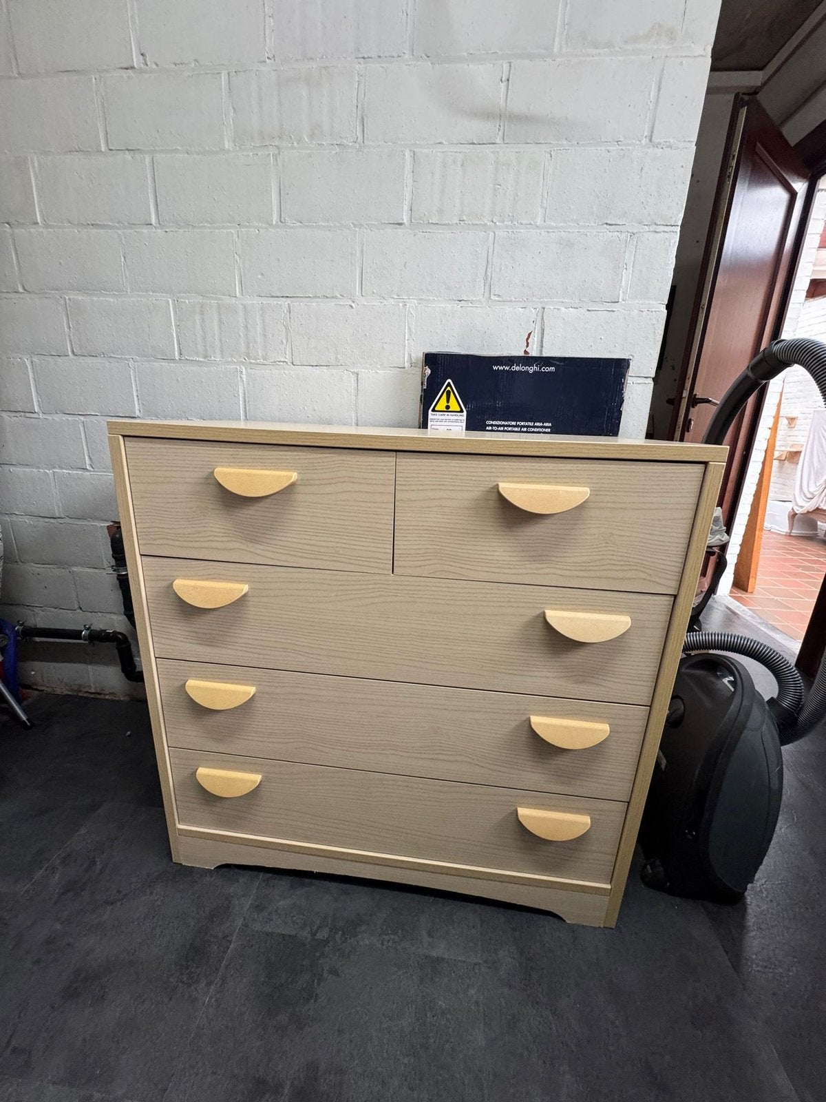 Hal kast met schuiven, Ophalen, Gebruikt, 75 cm of meer, 50 tot 100 cm