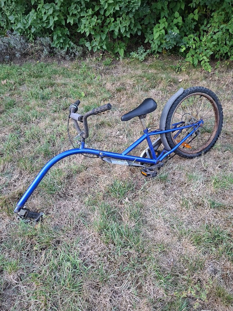 aanhangfiets, Vélos & Vélomoteurs, Accessoires vélo | Remorques, Pliable, Enlèvement, Utilisé, Vantly