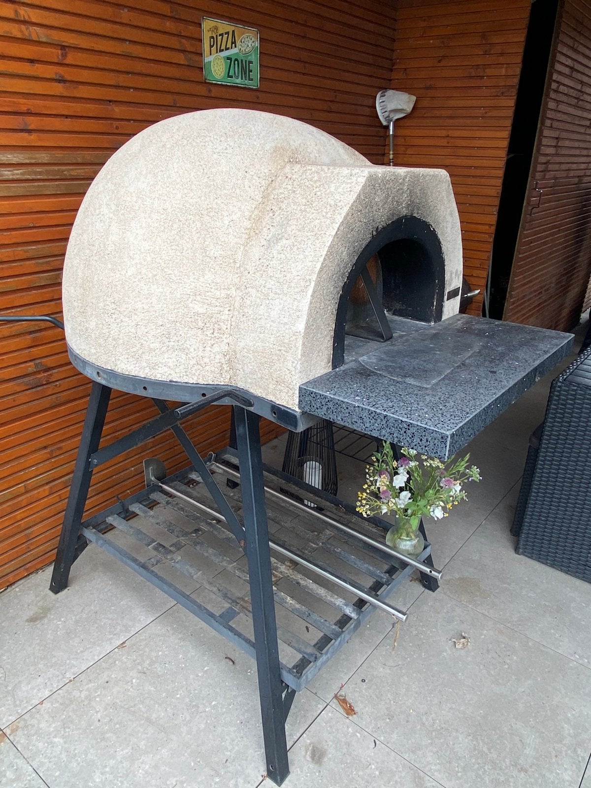 Barteljo Amalfi houtgestookte pizzaoven - AD70, Ophalen, Gebruikt