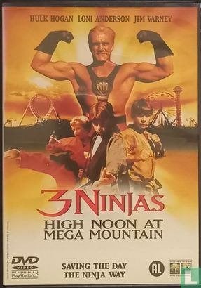 3 ninja's high noon at mega mountain ( hulk hogan, Cd's en Dvd's, Ophalen of Verzenden, Zo goed als nieuw