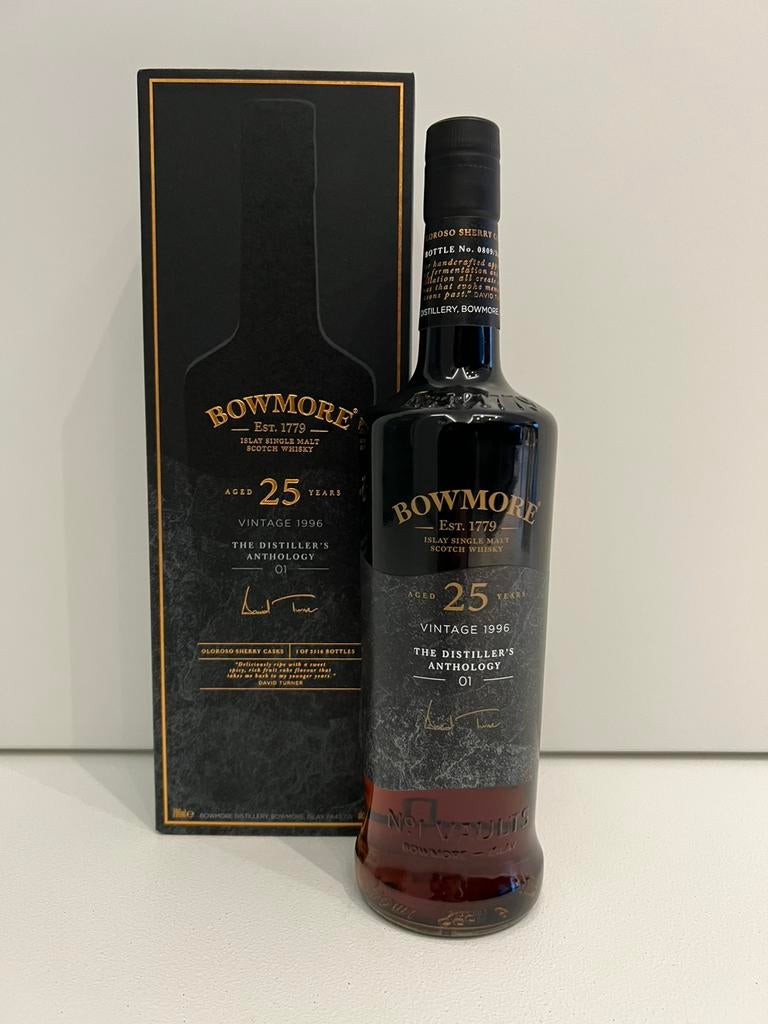 Bowmore 25Yo Anthology 01, Ophalen, Zo goed als nieuw