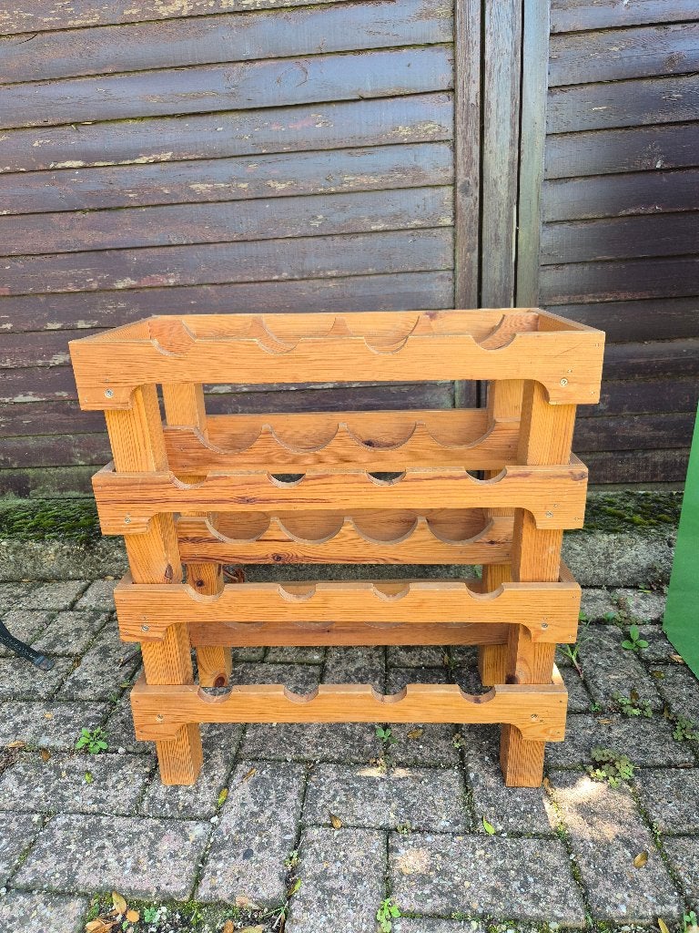 Houten wijnrek, Ophalen, 50 – 75, Gebruikt, 15 tot 25 flessen