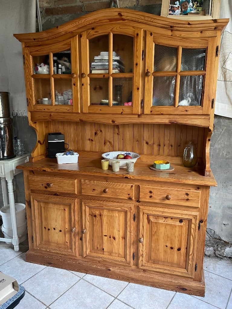 buffet en pin - état acceptable - robuste, Ophalen, Gebruikt, Pin, 25 tot 50 cm