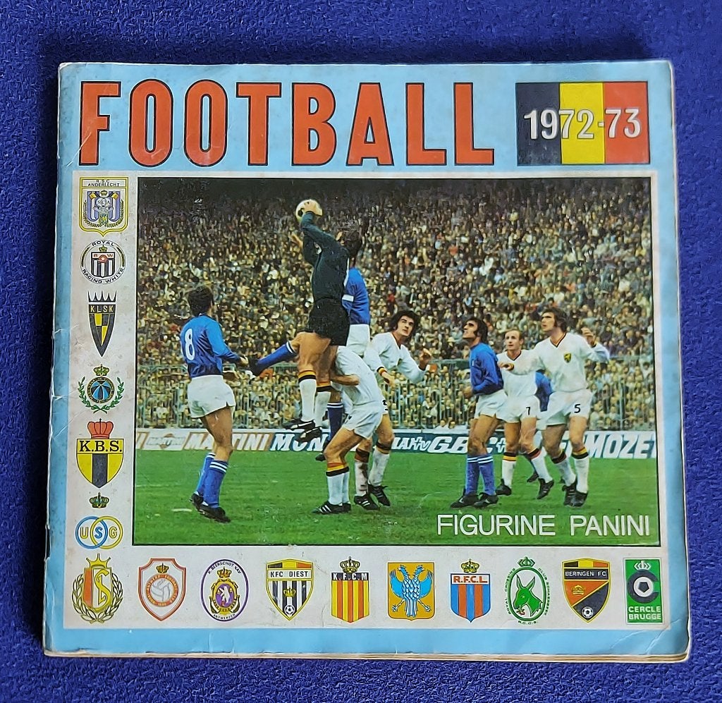 Panini sticker album ' Voetbal Belgium 1972/73 ' - vol -, Ophalen of Verzenden, Gebruikt, Meerdere stickers