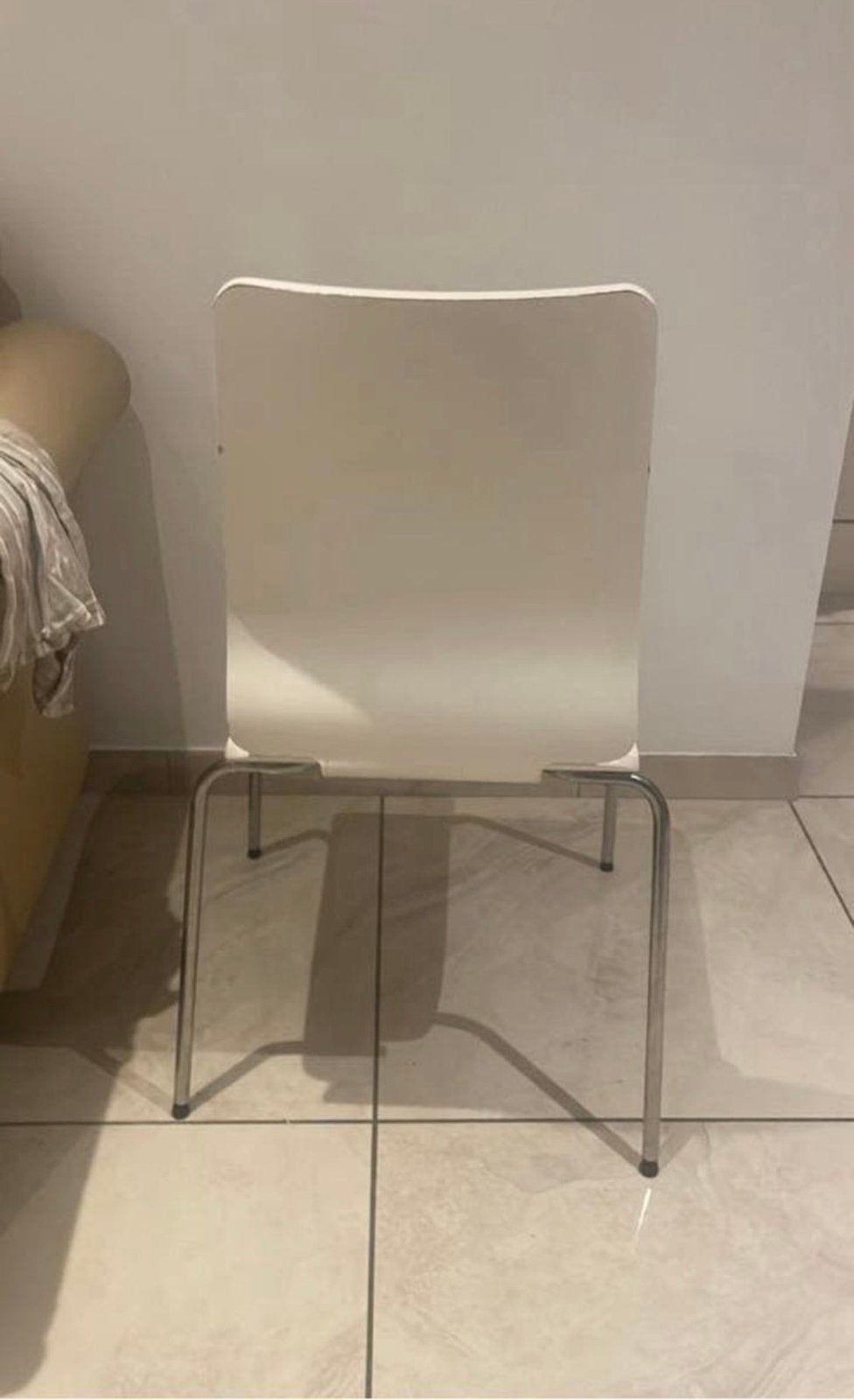 Chaises de cuisine blanches 8 pièces, Enlèvement, Comme neuf