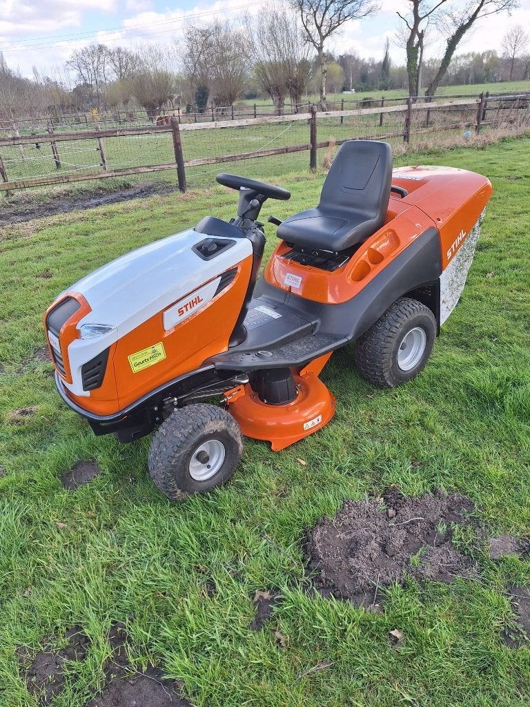 STIHL RT 5097 BENZINE ZITMAAIER VERKOCHT !!, Enlèvement, Comme neuf, Stilh, Démarrage électrique