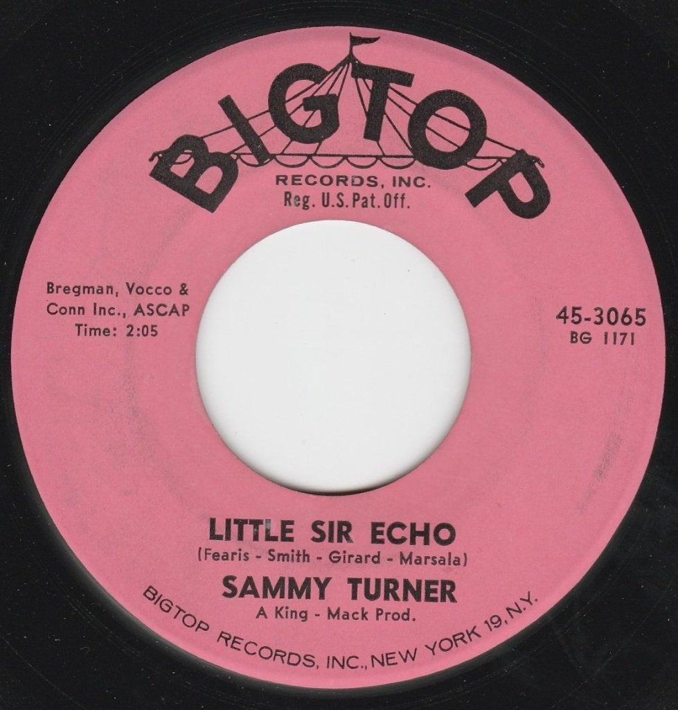 Sammy Turner/Little Sir Echo * Oldies Soul*, Gebruikt, 7 inch, Soul, Overige typen