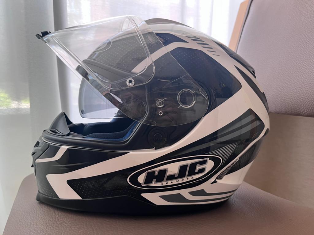 Hjc moto helm, Motoren, Kleding | Motorhelmen, Ophalen of Verzenden, S, HJC