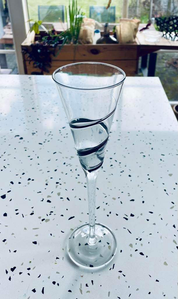 Champagne glazen s-and-p, Ophalen, Zo goed als nieuw