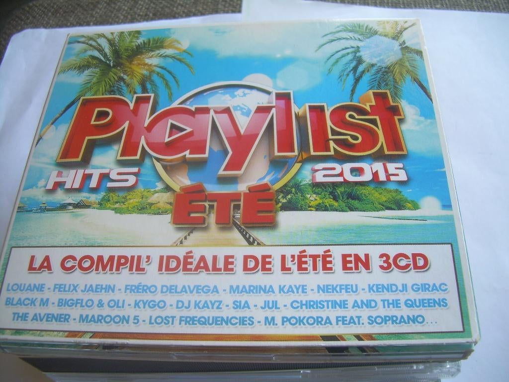 3 CD BOX - PLAYLIST  2015, Cd's en Dvd's, Cd's | Verzamelalbums, Ophalen of Verzenden, Nieuw in verpakking, Dance, Boxset