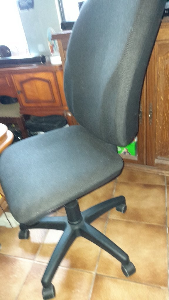 Chaise de bureau sur roulettes, Enlèvement, Utilisé, Brun, Chaise de bureau