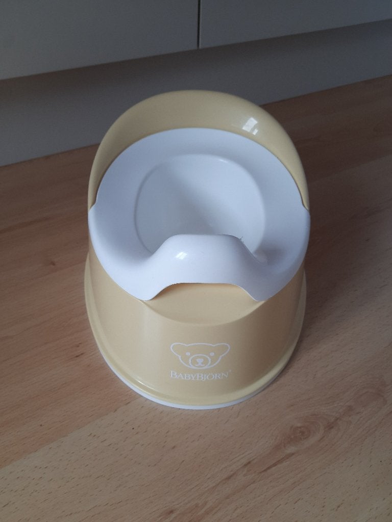 Babybjorn potje geel, Enlèvement, Utilisé