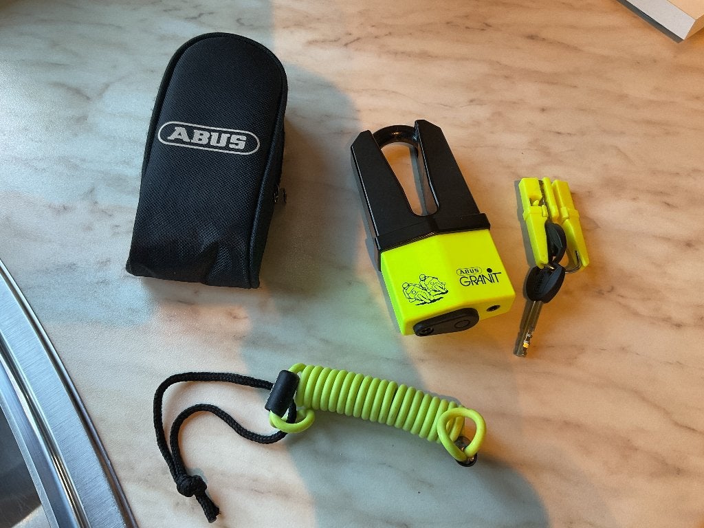 Cadenas bloque disque anti-vol ABUS Granit neuf, Motos, Accessoires | Cadenas, Enlèvement ou Envoi, Neuf