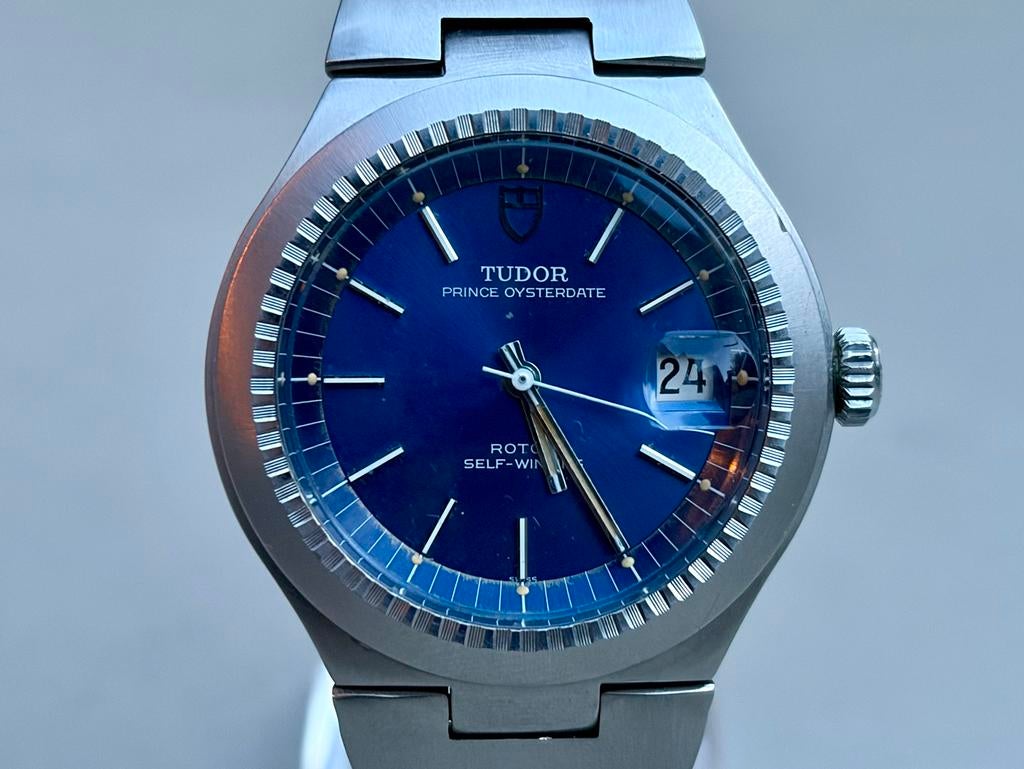 Rare étui vintage Tudor Prince Oysterdate - Rolex, Montre-bracelet, Autres marques, Enlèvement ou Envoi, Acier