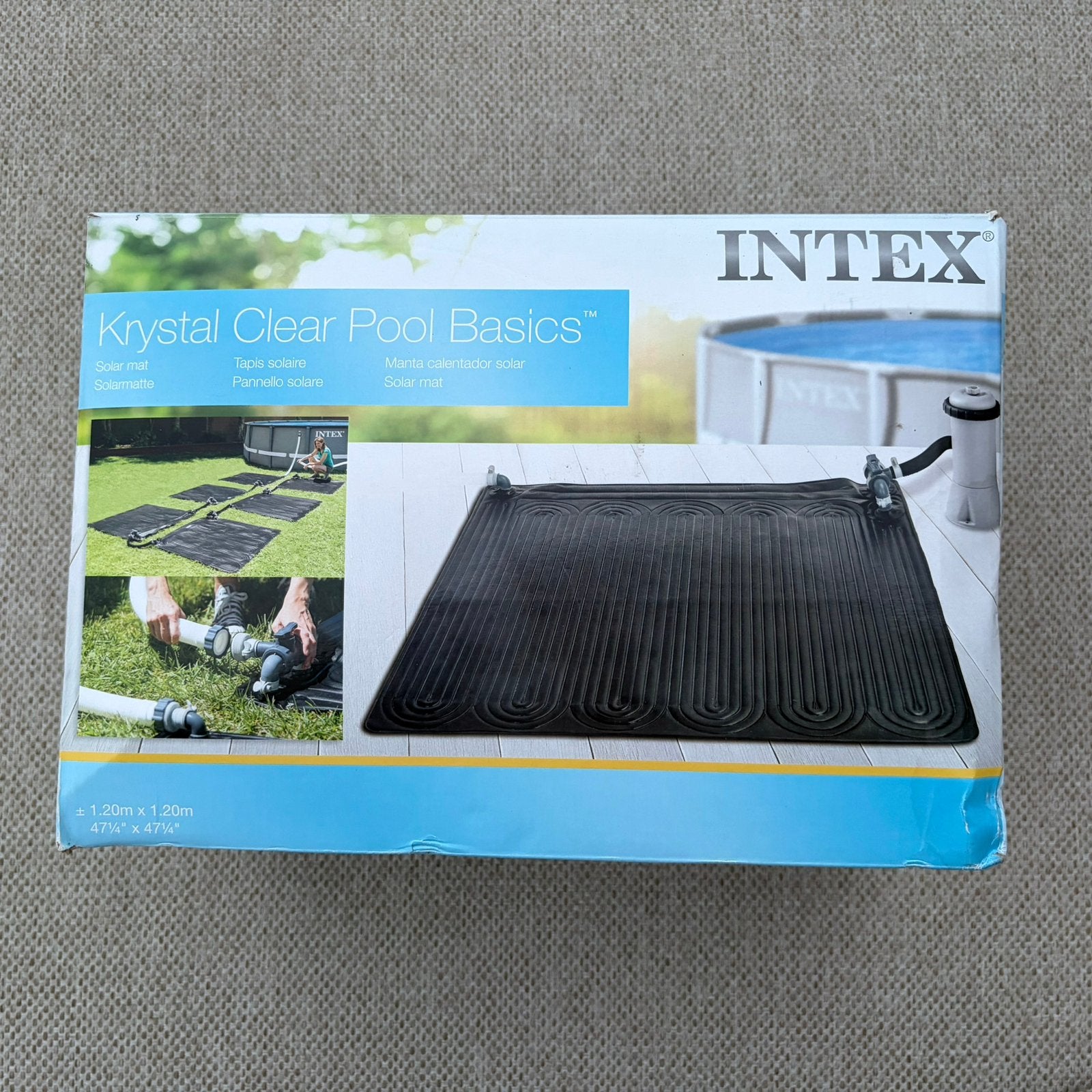 Intex Solar Mat / Zonnemat voor Zwembad, nieuw in doos, Tuin en Terras, Ophalen, Nieuw