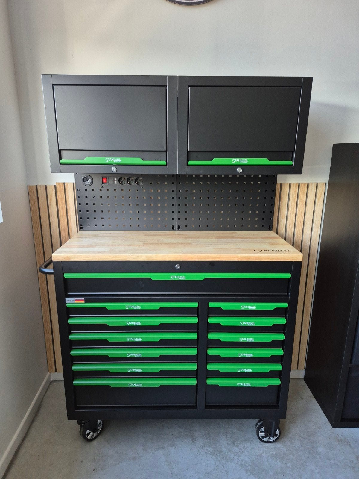 NIEUW STAHLWERK SW10 – Volledig gevulde professionele werkba, Enlèvement, Neuf, 120 à 170 cm
