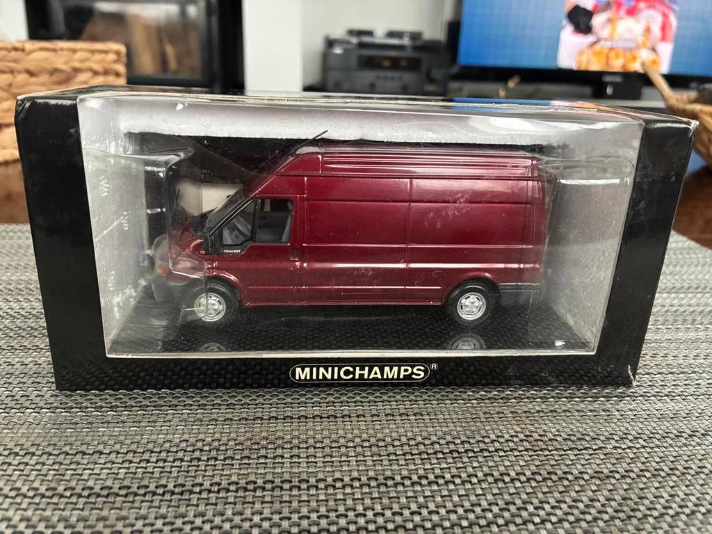 Ford transit tollé minichamps 1/43, Ophalen, Zo goed als nieuw, MiniChamps