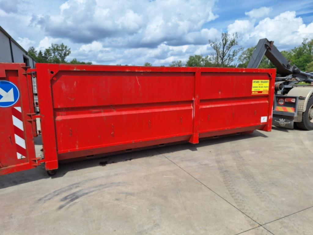 20 m3 container, Ophalen
