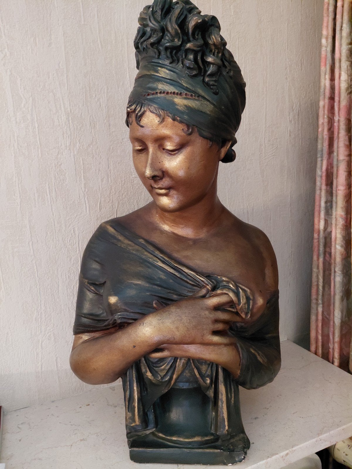 Buste ancien., Enlèvement