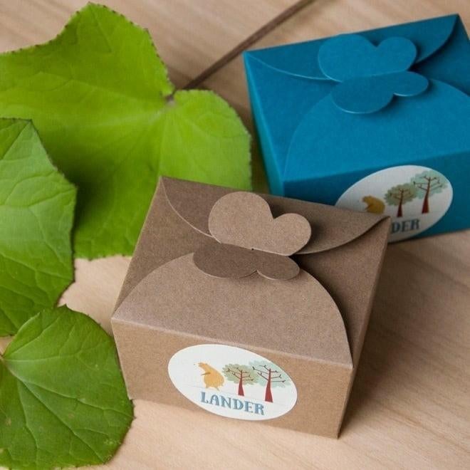 Boîte à sucre de baptême : boîte à papillons, Enlèvement ou Envoi, Neuf, Tableau de naissance