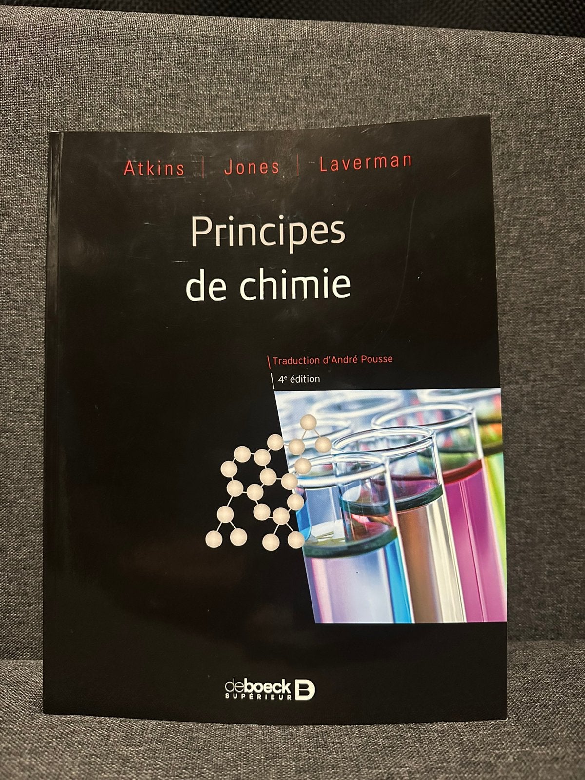 Livre principes de chimie, Livres, Informatique & Ordinateur, Enlèvement, Comme neuf, Autres sujets/thèmes