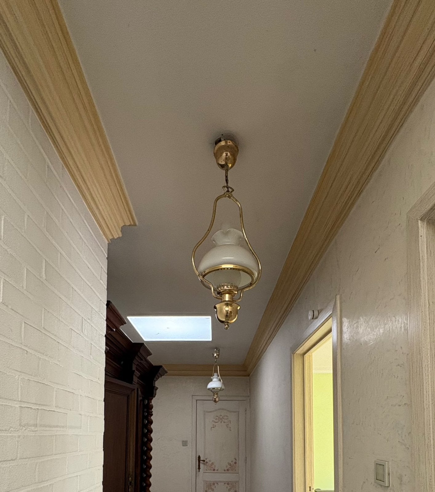 Hanglamp - Luster - werkt nog - moet weg, Huis en Inrichting, Ophalen, Zo goed als nieuw