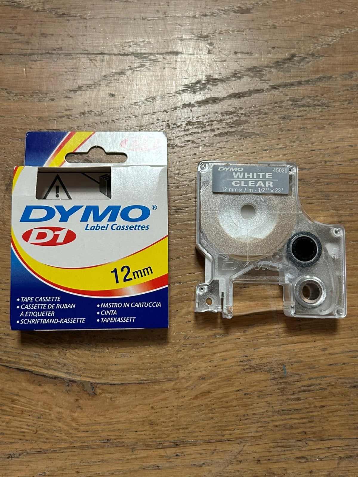Dymo label cassettes D1, Computers en Software, Ophalen of Verzenden, Nieuw, Tape-label