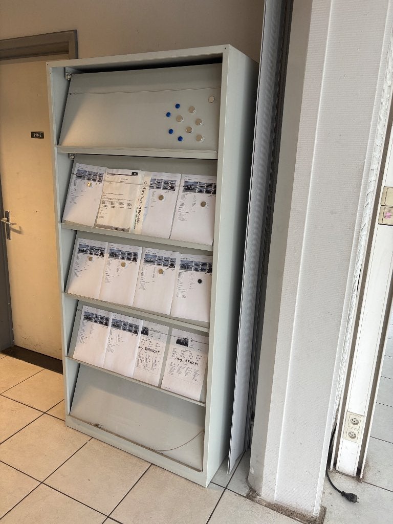 Folderkast documenten archief, Huis en Inrichting, Ophalen, Met klep(pen), 50 tot 100 cm, Zo goed als nieuw