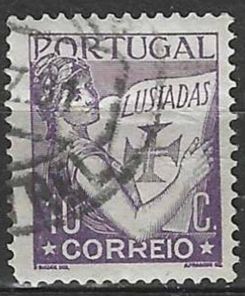 Portugal 1931/1938 - Yvert 532 - Os Luciadas - 10 c. (ST), Verzenden, Portugal, Gestempeld