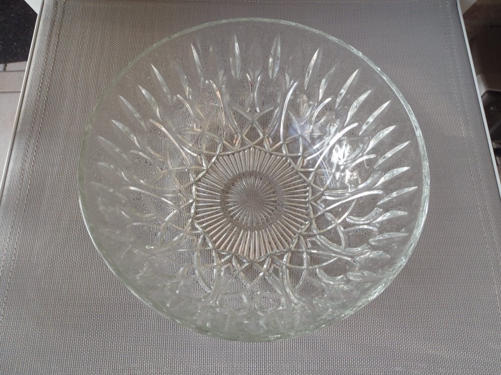 saladier en verre, Enlèvement ou Envoi, Comme neuf, Verre, Récipient(s)