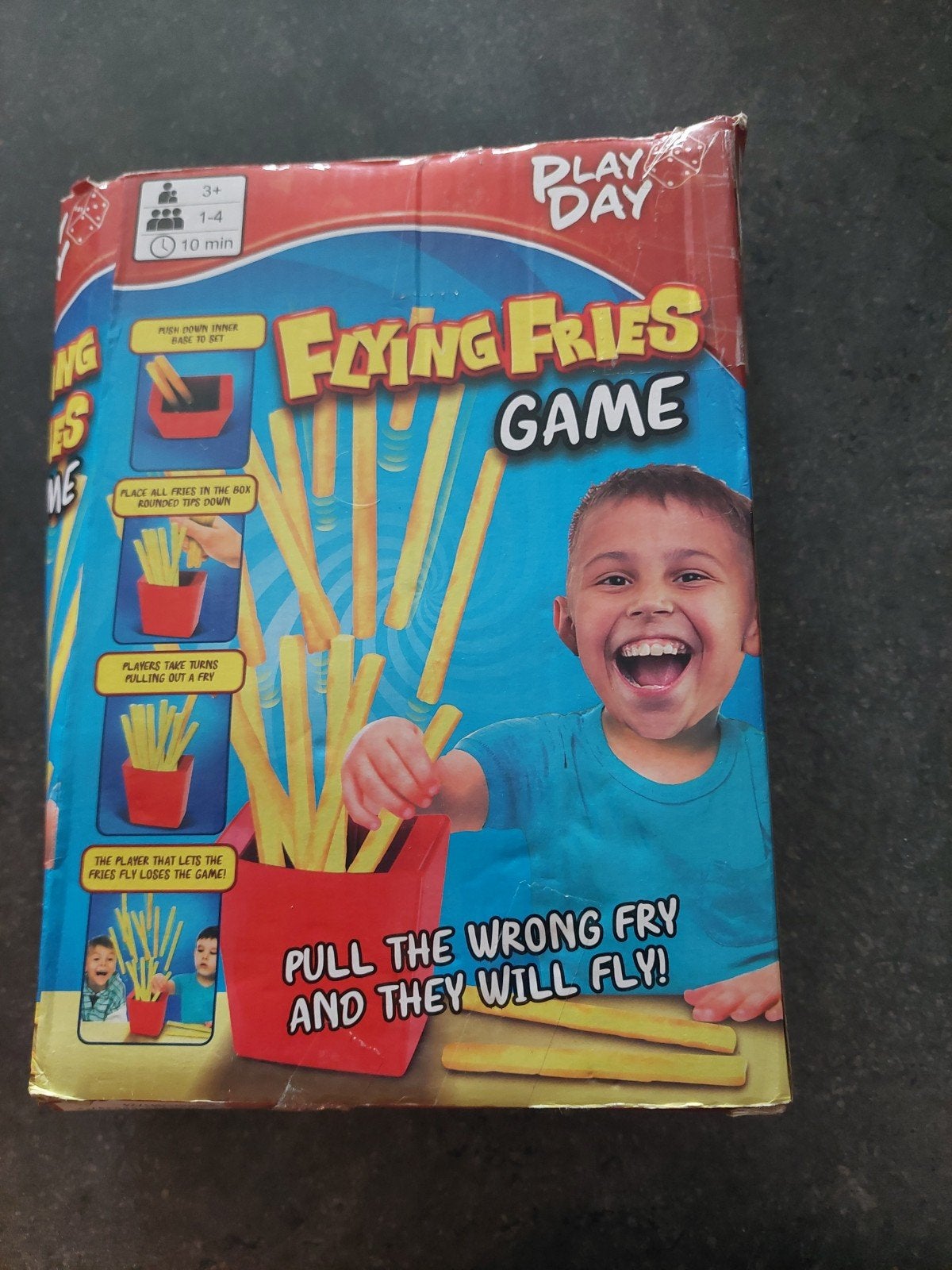 Frietjesspel, Ophalen