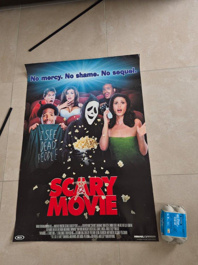 Authentieke horror filmposter Scary Movie, Verzamelen, Posters, Ophalen of Verzenden