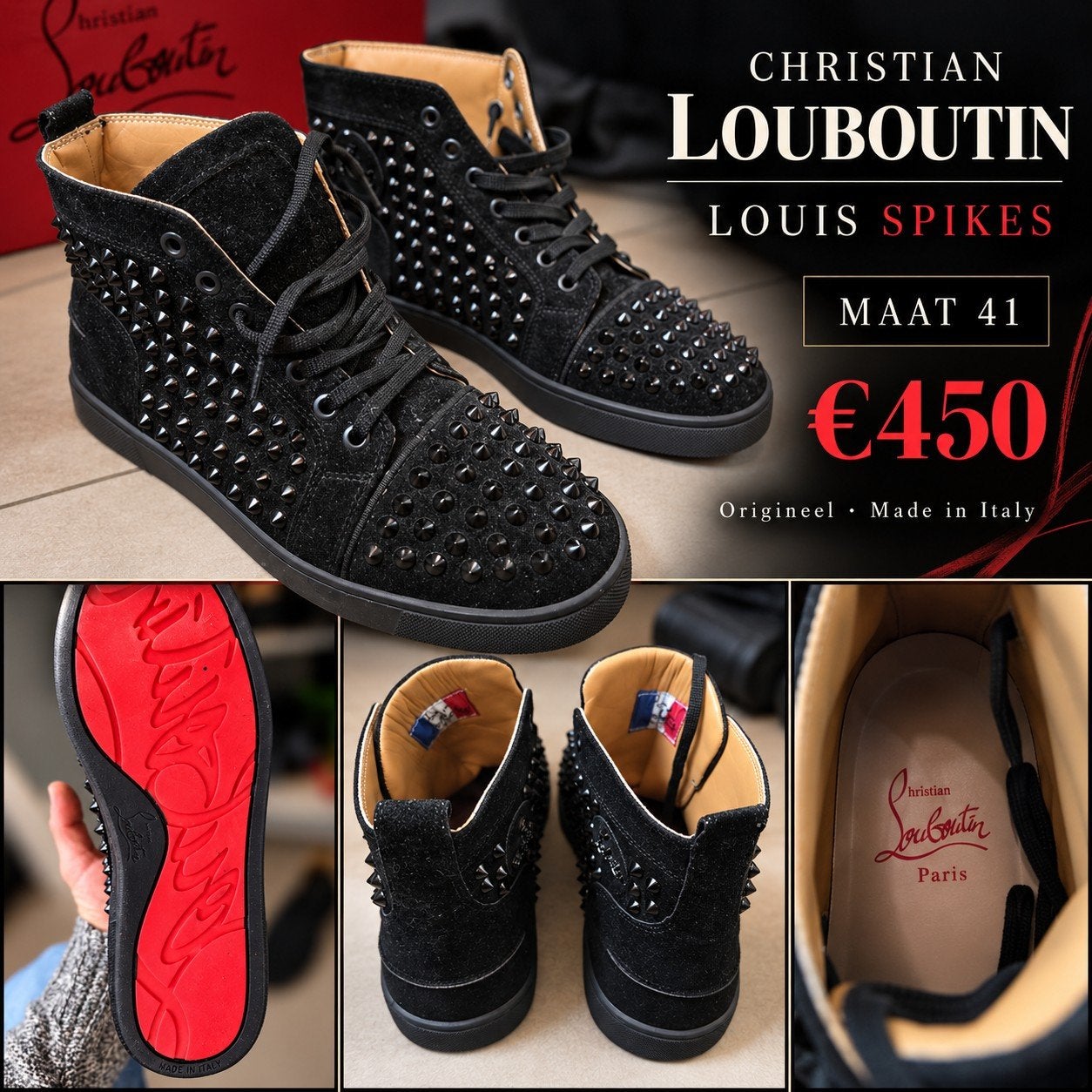 Nouveau prix 950 euros, porté 450 fois, le cuir sent neuf, Vêtements | Hommes, Enlèvement ou Envoi, Comme neuf, Autres types, Noir