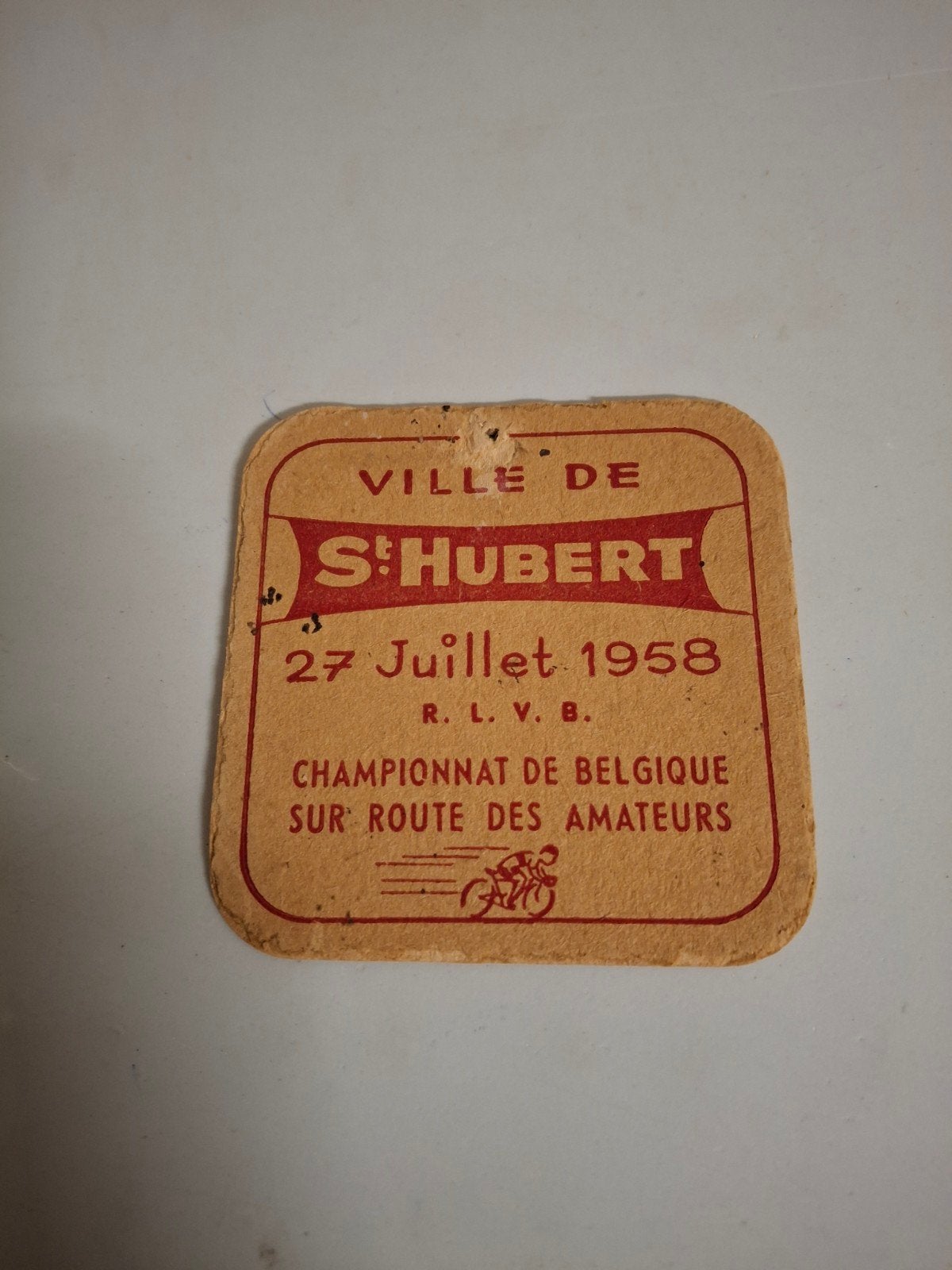 vieux tapis à bière Bayard Brasserie Dinant 1958, Enlèvement ou Envoi