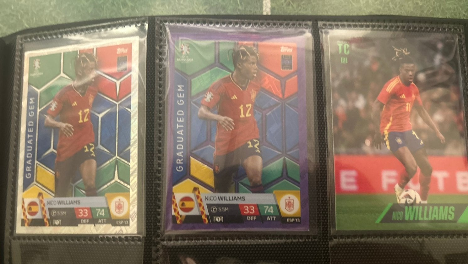 3 Nico Williams kaarten, Ophalen of Verzenden, Nieuw, Meerdere plaatjes