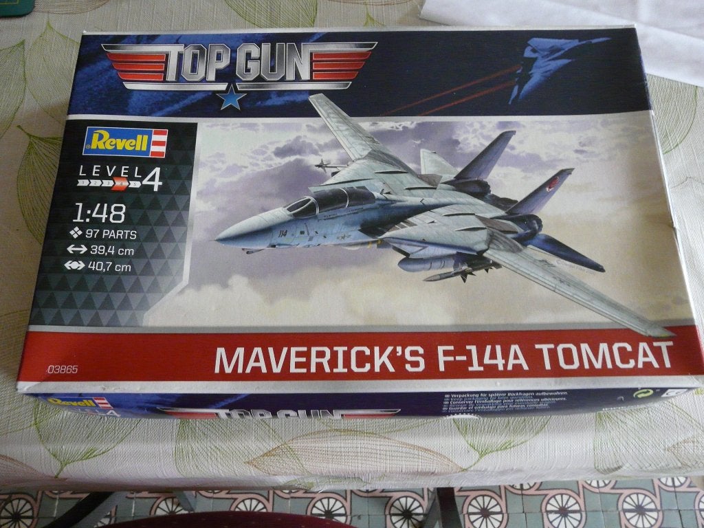 F14 TOMCAT 1/48 REVELL TOP GUN MAVERICK's, Neuf, Plus grand que 1:72, Revell, Avion