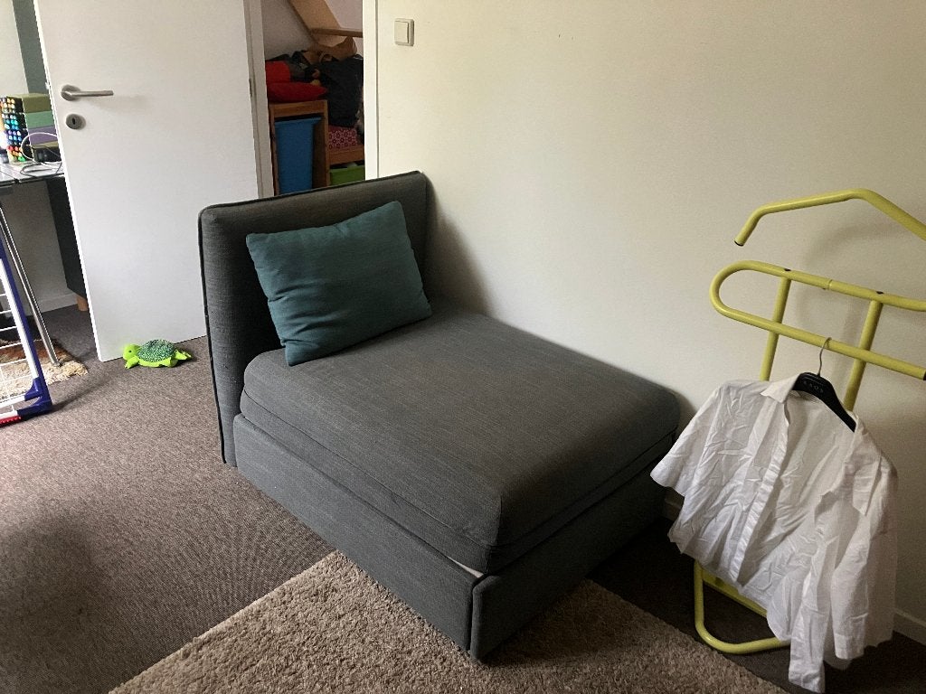 Zetelbed/Slaapbank 1 persoon - IKEA vallentuna, Ophalen, Gebruikt, 200 cm