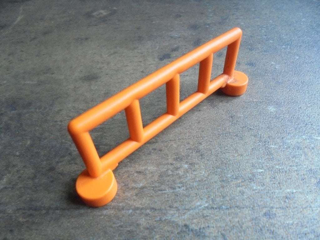 Lego Duplo Fence Railing with 5 Posts (zie foto's) 8, Ophalen of Verzenden, Gebruikt, Losse stenen, Duplo