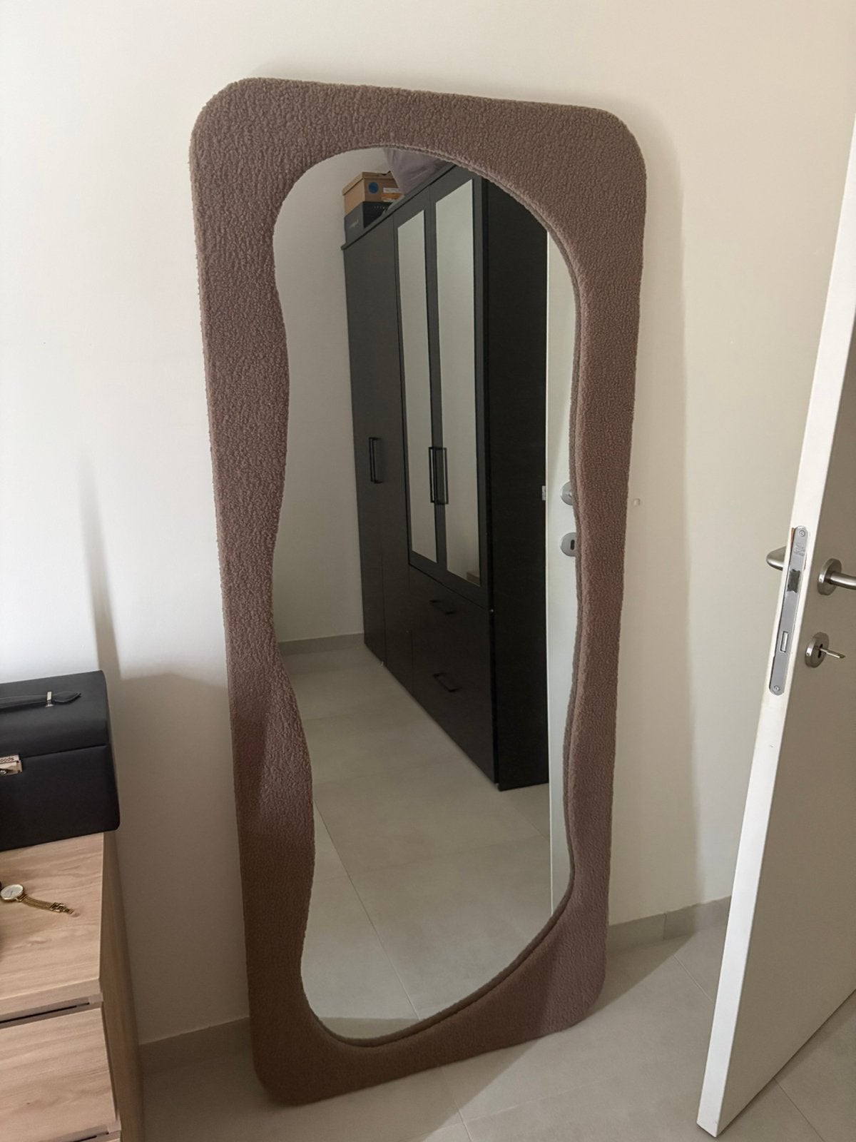 Staande spiegel, Huis en Inrichting, Woonaccessoires | Spiegels, Ophalen, Nieuw, Overige vormen, 150 tot 200 cm