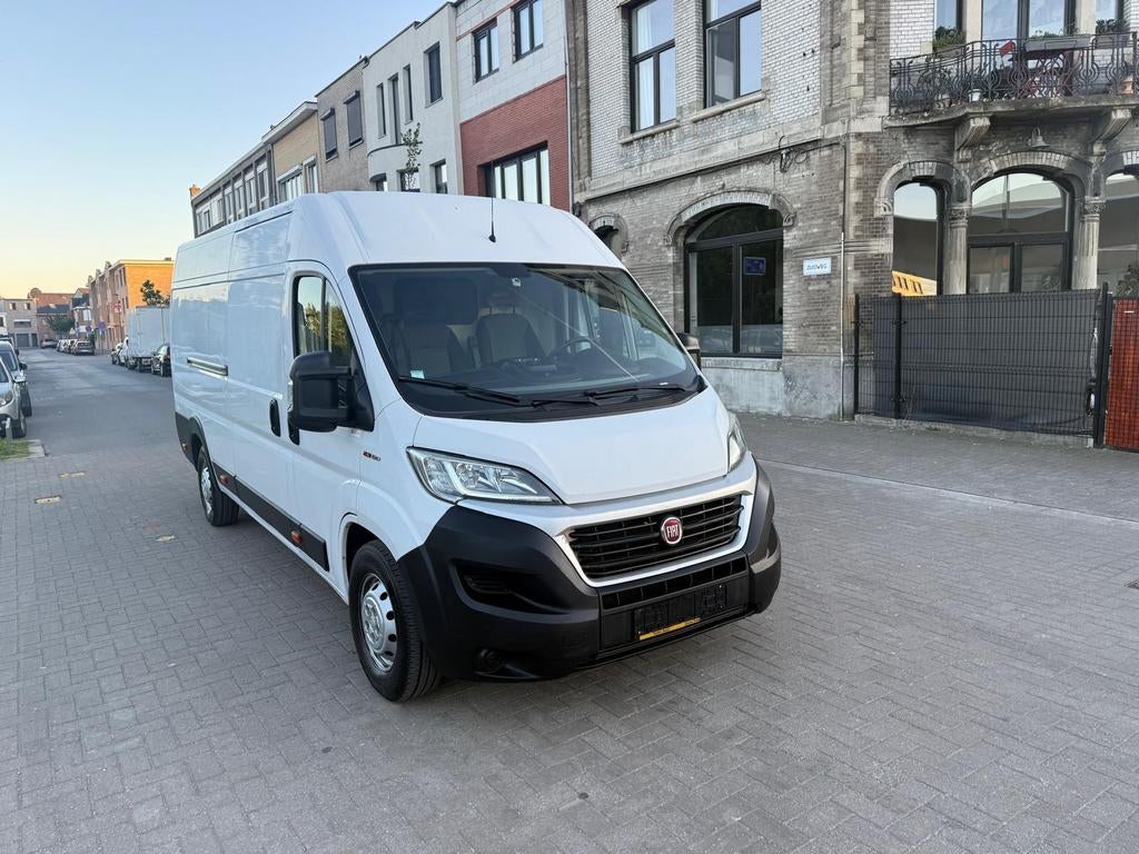 FIAT DUCATO 2.3D L4H2 2019 140000KM AC KEURING EURO6B 130PK, Auto's, Voorwielaandrijving, Euro 6, Wit, 96 kW