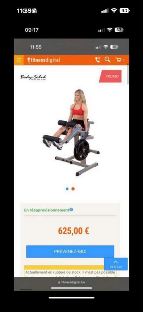 Body-solid leg extension, Enlèvement, Comme neuf