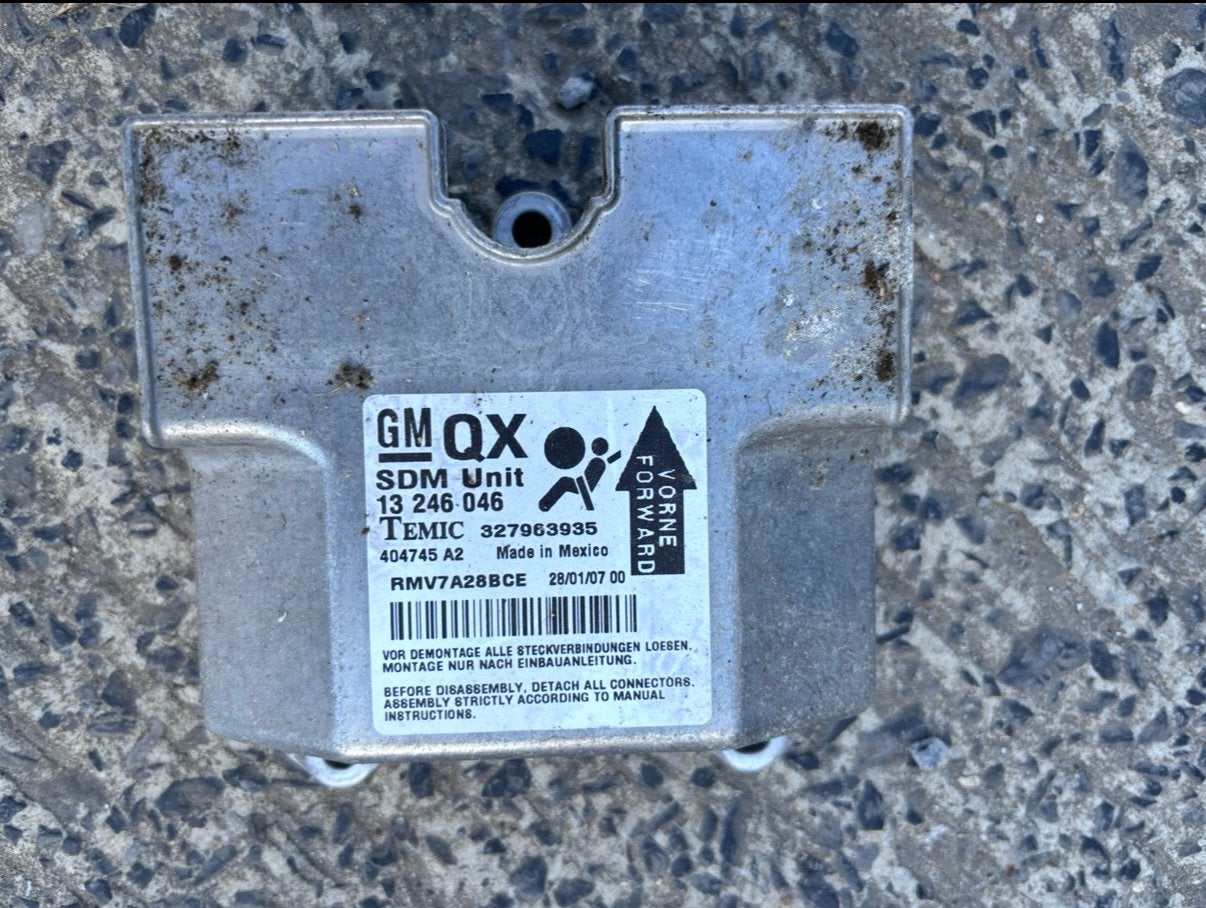 Calculateur d’airbag Opel – Module SRS Réf. GM 13246046, Autos : Pièces & Accessoires, Enlèvement ou Envoi, Utilisé, Opel