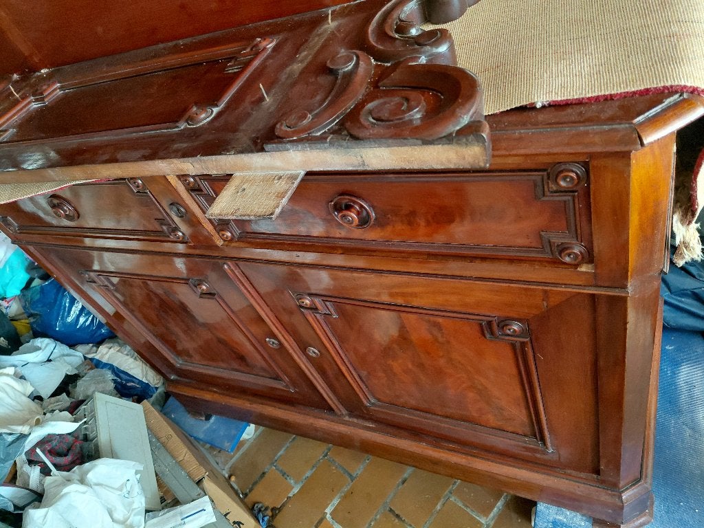Kast, Ophalen, Gebruikt, 100 tot 150 cm, Overige houtsoorten